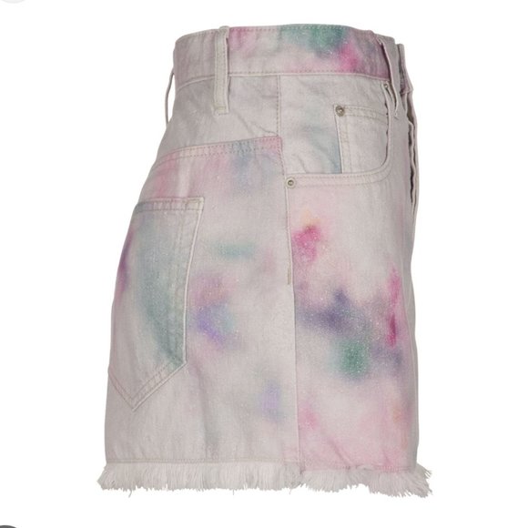 Isabel Marant Étoile Isabel Marant Étoile Tie-Dye Denim Shorts (NWOT) - Picture 5 of 14